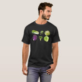 Liebe Gemüse Grüne Gemüse Süße Gesunde Salat F T-Shirt (Vorne ganz)