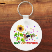 Liebe Gemüse Schlüsselanhänger (Vorderseite)