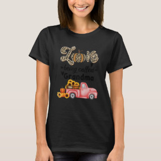 Liebe genannt Oma Fall LKW Pumkin & Sunf T-Shirt