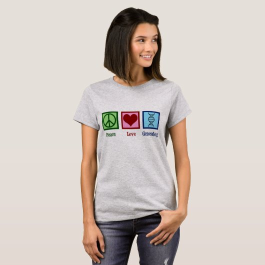 Liebe Genealogie T-Shirt (Vorne ganz)