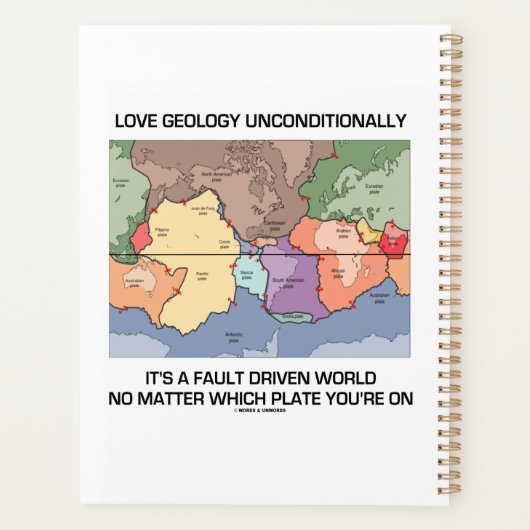 Liebe Geologie bedingungslos durch Fehler angetrie Planer (Rückseite)