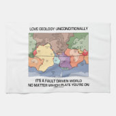 Liebe Geologie bedingungslos fehleranreißend Geschirrtuch (Horizontal)