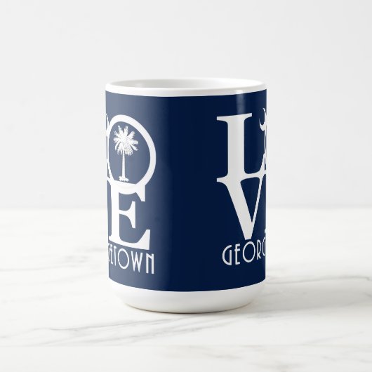 LIEBE Georgetown (groß) Kaffeetasse (Mittel)