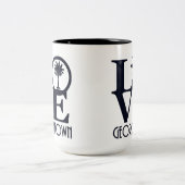 LIEBE Georgetown SC 15oz Zweifarbige Tasse (Mittel)