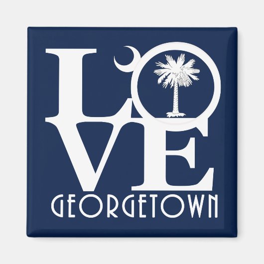 LIEBE Georgetown SC Magnet (Vorne)