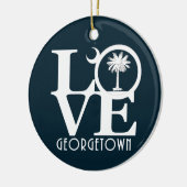 LIEBE Georgetown South Carolina Keramik Ornament (Links)