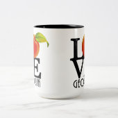LIEBE Georgia 15 oz Zweifarbige Tasse (Mittel)