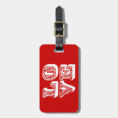 Liebe Gepäckanhänger (Vorderseite vertikal)