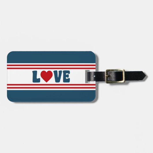 Liebe Gepäckanhänger (Vorderseite horizontal)