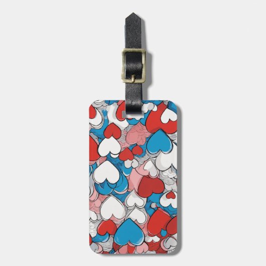 Liebe Gepäckanhänger (Vorderseite vertikal)