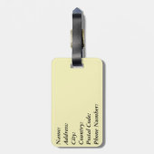 Liebe Gepäckanhänger (Rückseite vertikal)