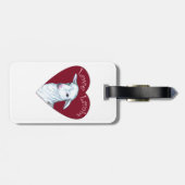 Liebe Gepäckanhänger (Rückseite horizontal)