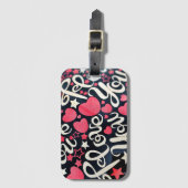 Liebe Gepäckanhänger (Vorderseite Vertikal)