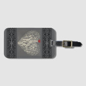 Liebe Gepäckmarke Gepäckanhänger (Vorderseite (Horizontal))