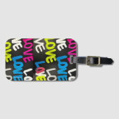 Liebe Gepäckmarke Gepäckanhänger (Vorderseite (Horizontal))