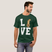 Liebe Gepard-Junge T-Shirt (Vorne ganz)