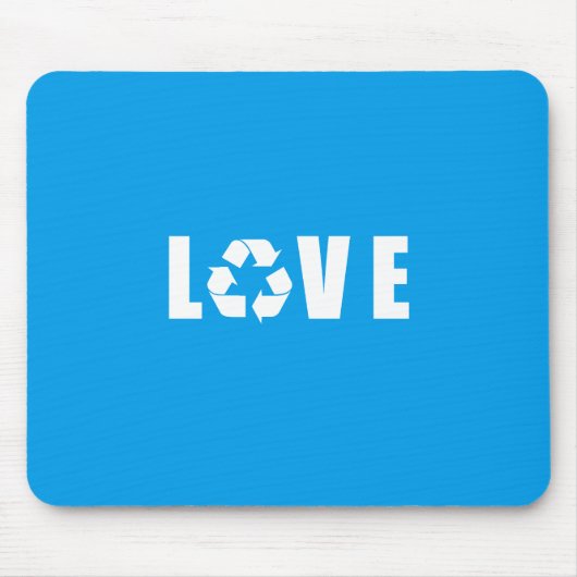 Liebe gerecycelt mousepad (Vorne)