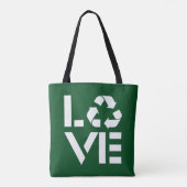 Liebe gerecycelt tasche (Rückseite)