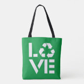 Liebe gerecycelt tasche (Rückseite)