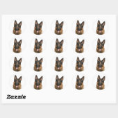 Liebe German Shepherd Puppy Dog Stickers (Blatt)