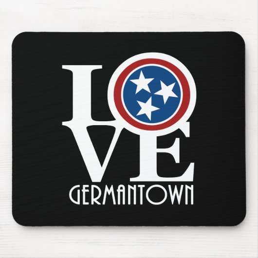 LIEBE Germantown Tennessee Mousepad (Vorne)