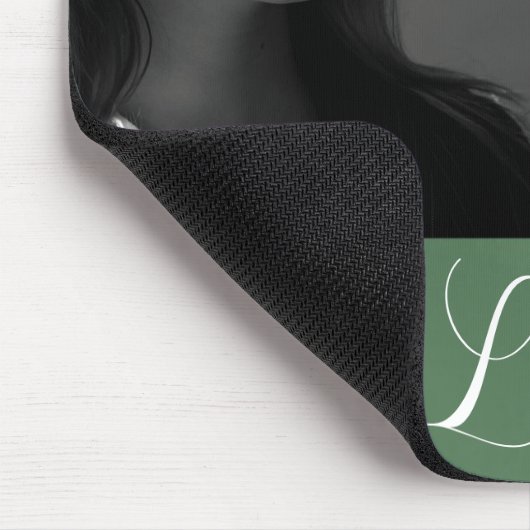 Liebe Geschenk 2 Foto Türkisgrün Mousepad (Ecke)