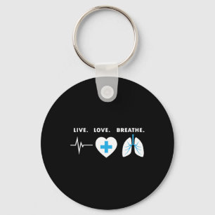 Liebe - Geschenk des Respirationstherapeuten Schlüsselanhänger