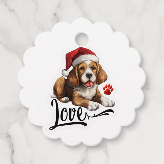 Liebe Geschenkanhänger (Vorderseite)