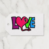 Liebe Geschenkanhänger (Rückseite (Horizontal))