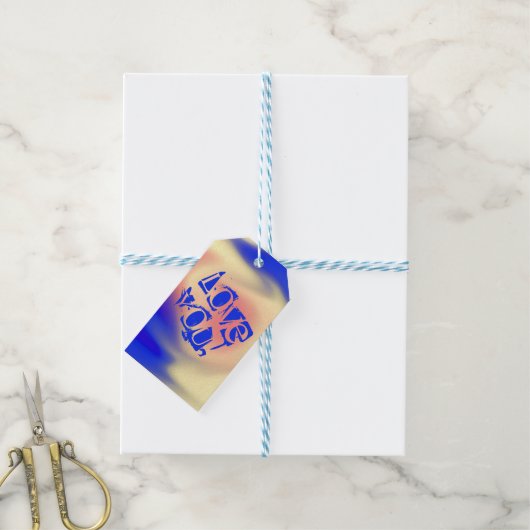 Liebe! Geschenkanhänger (Mit Garn)