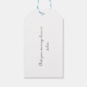 Liebe! Geschenkanhänger (Rückseite)