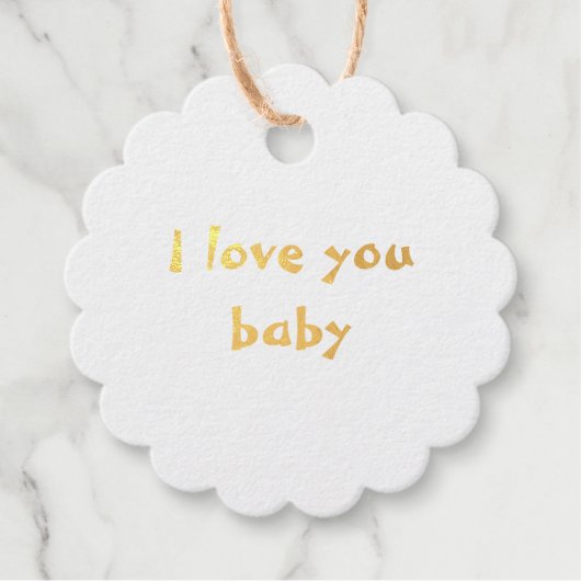 Liebe Geschenkanhänger (Vorderseite)