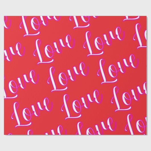 "Liebe" Geschenkpapier (Flach)
