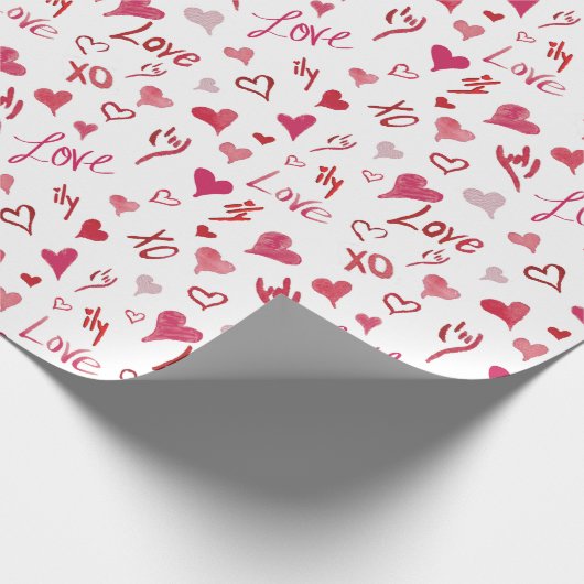 Liebe Geschenkpapier (Ecke)