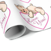 Liebe! Geschenkpapier (Rolleneckpunkt)