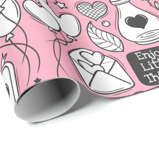 Liebe Geschenkpapier (Rolleneckpunkt)