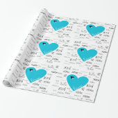 Liebe Geschenkpapier (Ungerollt)