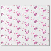 Liebe Geschenkpapier (Flach)