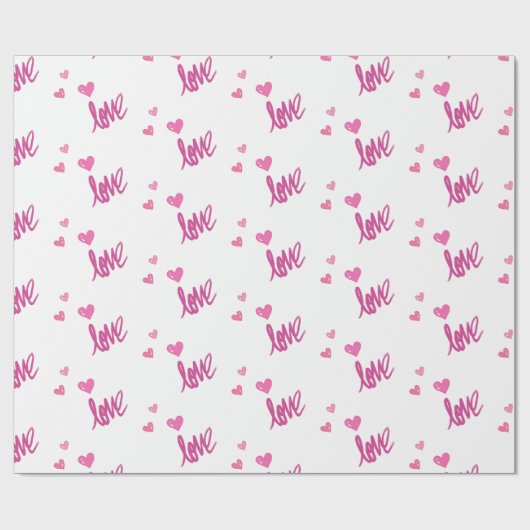 Liebe Geschenkpapier (Flach)