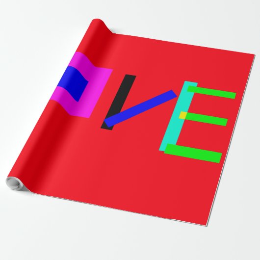 Liebe Geschenkpapier (Ungerollt)