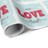 Liebe Geschenkpapier (Rolleneckpunkt)