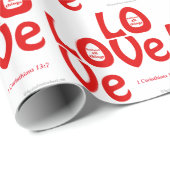 Liebe Geschenkpapier (Rolleneckpunkt)