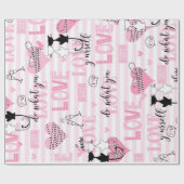 Liebe Geschenkpapier (Flach)