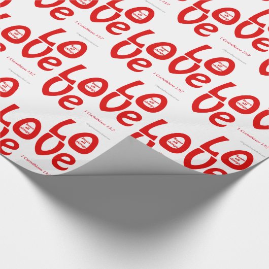 Liebe Geschenkpapier (Ecke)