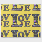 LIEBE GESCHENKPAPIER (Flach)