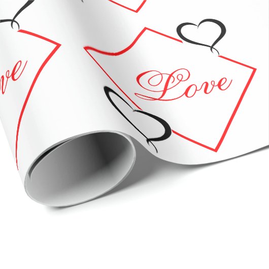 Liebe Geschenkpapier (Rolleneckpunkt)