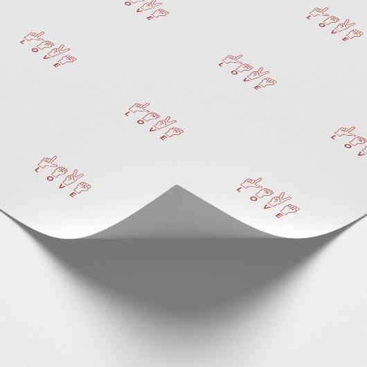 Liebe Geschenkpapier (Ecke)