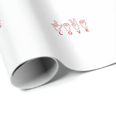 Liebe Geschenkpapier (Rolleneckpunkt)