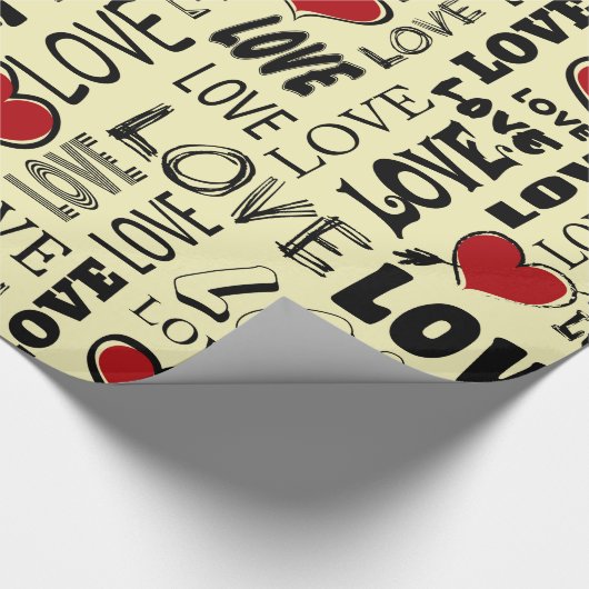 Liebe Geschenkpapier (Ecke)