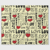 Liebe Geschenkpapier (Flach)